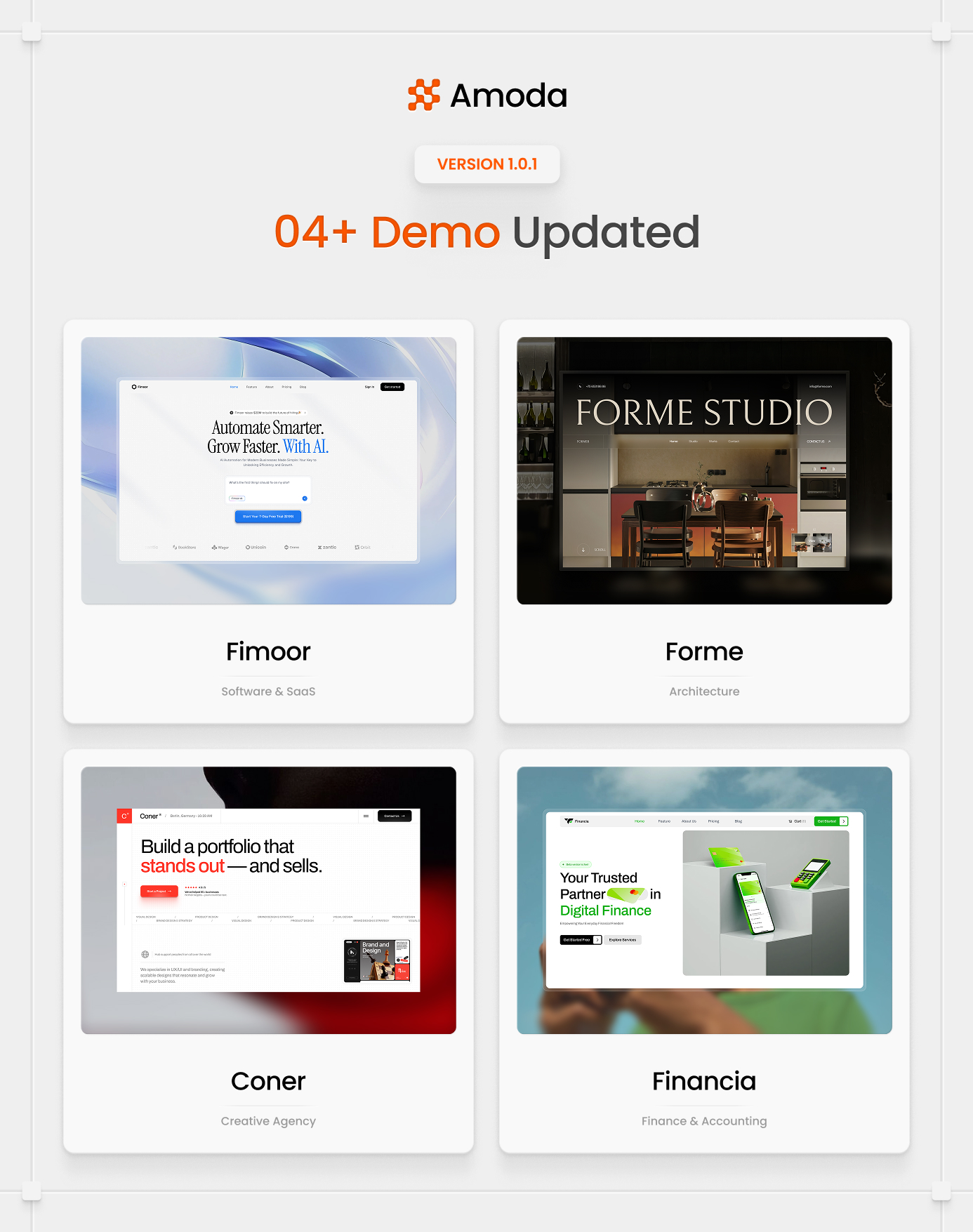 Amoda | Multi-Purpose Creative HTML Template