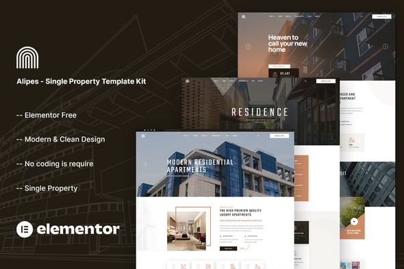Alipes – Single Property Elementor Template Kit Alipes – Single Property Elementor Template Kit