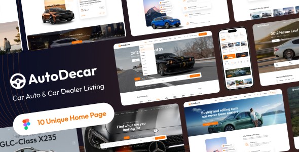 AutoDeal – Car Dealer, Rental & Listing Figma Template