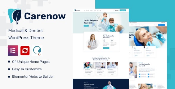 Carenow – Medical & Dentist WordPress Theme Carenow – Medical & Dentist WordPress Theme