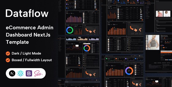 Dataflow – eCommerce Admin Dashboard NextJs Template