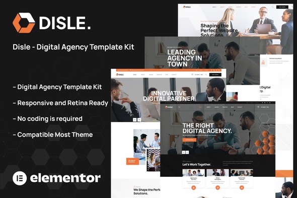 Disle – Digital Agency Elementor Template Kit Disle – Digital Agency Elementor Template Kit
