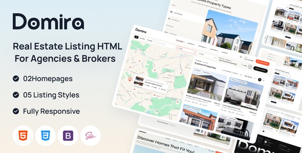 Domira – Real Estate Single Property HTML Template