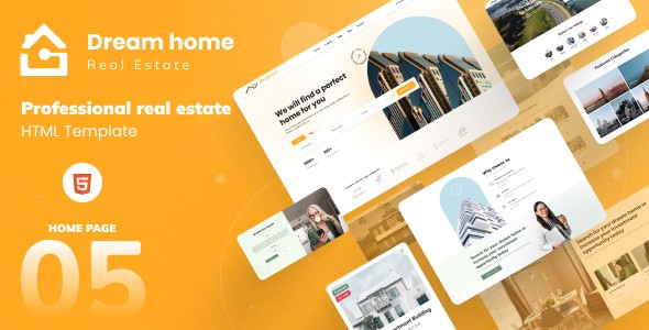 DreamHome – Real Estate HTML Template