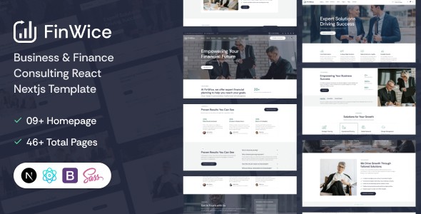 Finwice | Business & Finance Consulting React NextJs Template Finwice | Business & Finance Consulting React NextJs Template