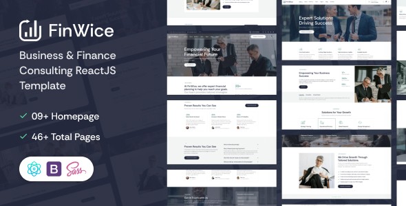 Finwice | Business & Finance Consulting ReactJs Template Finwice | Business & Finance Consulting ReactJs Template