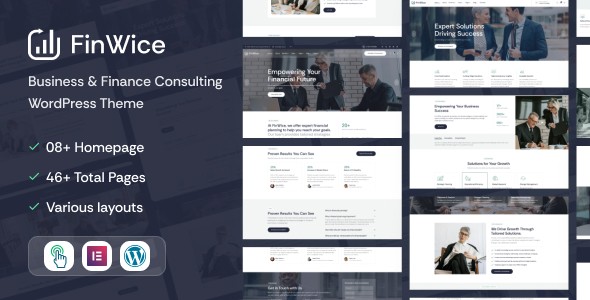 FinWice – Business & Finance Consulting WordPress Theme FinWice – Business & Finance Consulting WordPress Theme