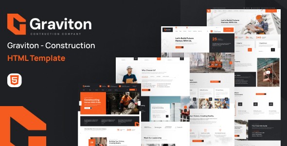 Graviton – Construction HTML Template