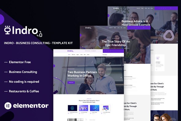 Indro – Business Consulting Elementor Template Kit Indro – Business Consulting Elementor Template Kit