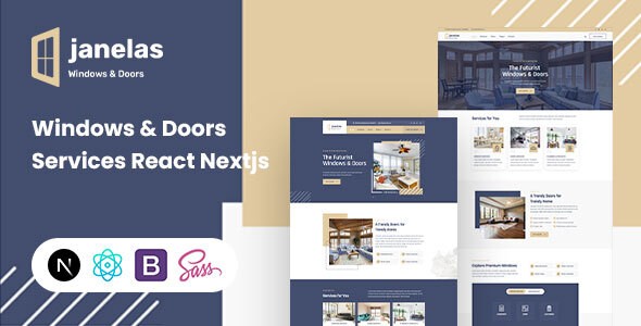 Janelas – Windows & Doors Services React Nextjs Template