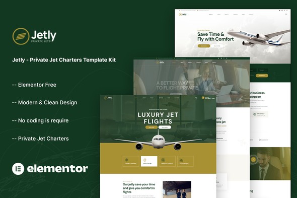 Jetly – Private Jet Charters Elementor Template Kit Jetly – Private Jet Charters Elementor Template Kit
