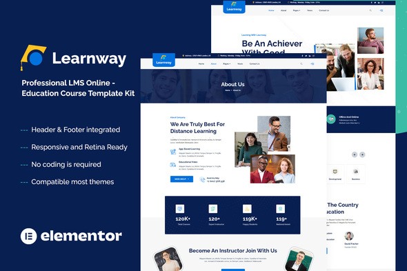 Learnway – Professional Online Education Courses Elementor Template Kit Learnway – Professional Online Education Courses Elementor Template Kit