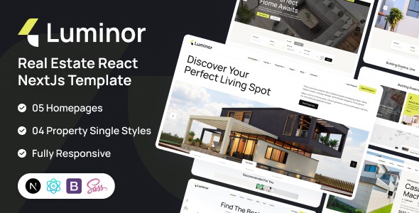 Luminor – Real Estate NextJs Template