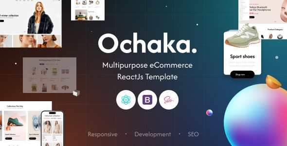 Ochaka. | Multipurpose eCommerce ReactJs Template