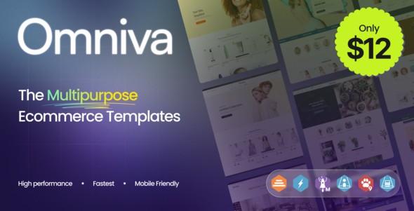 Omniva – Multipurpose eCommerce HTML, Bootstrap