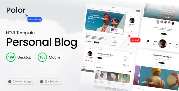 Polor – Blog, News Magazine HTML Template