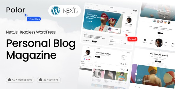Polor – NextJs Headless WordPress Blog Magazine Polor – NextJs Headless WordPress Blog Magazine