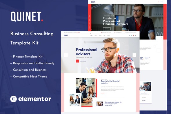 Quinet – Business Consulting Elementor Template Kit Quinet – Business Consulting Elementor Template Kit
