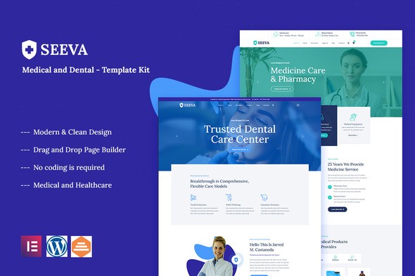Seeva – Medical & Dental Elementor Template Kit Seeva – Medical & Dental Elementor Template Kit