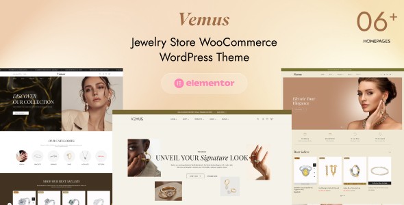 Vemus | Jewelry Store WooCommerce WordPress Theme