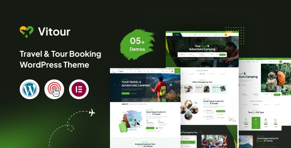 Vitour – Travel & Tour Booking WordPress Theme