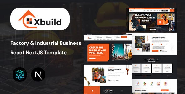 Xbuild – Factory & Industrial Business React NextJS Template Xbuild – Factory & Industrial Business React NextJS Template