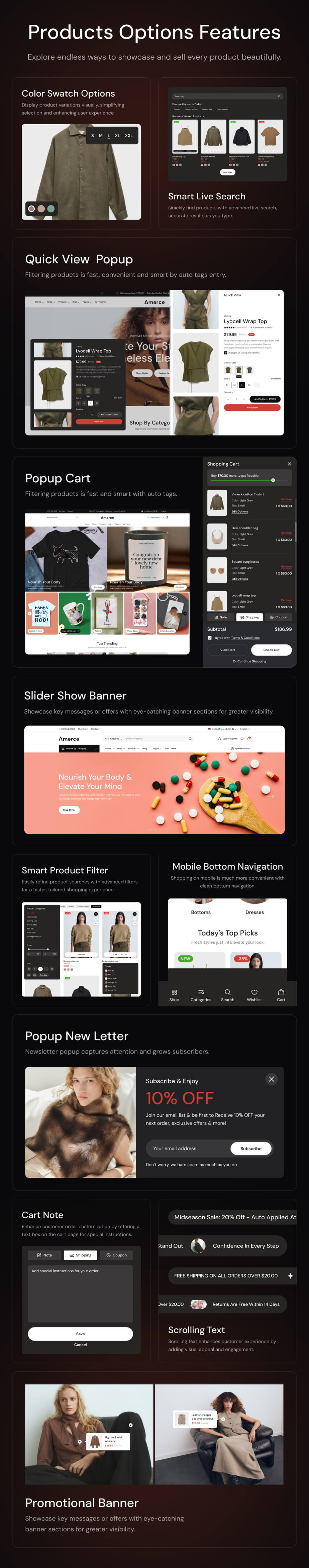 Amerce - Multipurpose eCommerce HTML, Bootstrap Template
