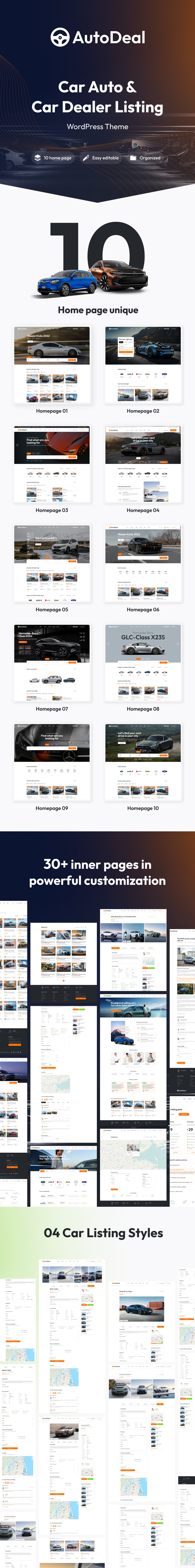 AutoDeal – Car Dealer & Listing WordPress Theme