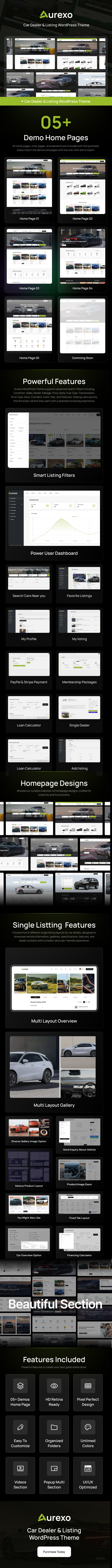 Auxero – Car Dealer & Listing WordPress Theme