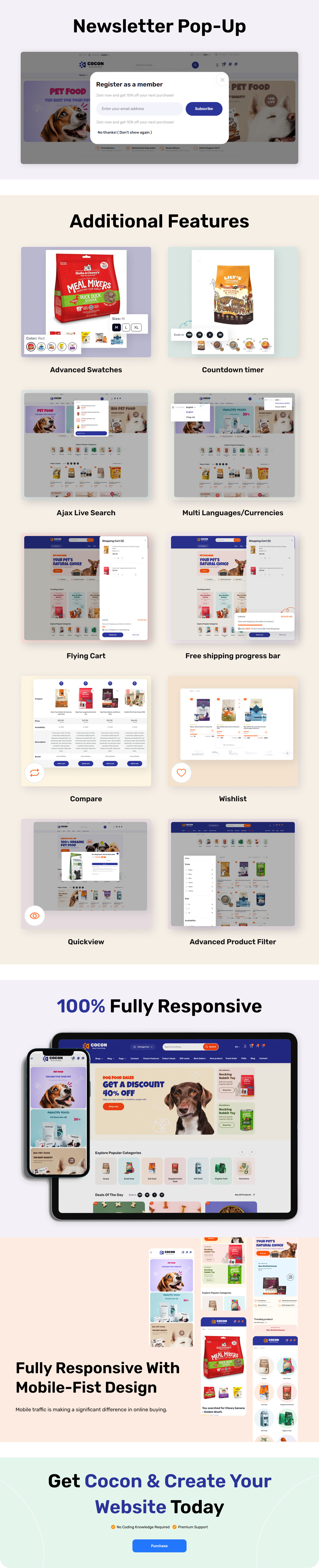 Cocon – Pet Store Shopify Theme OS 2.0