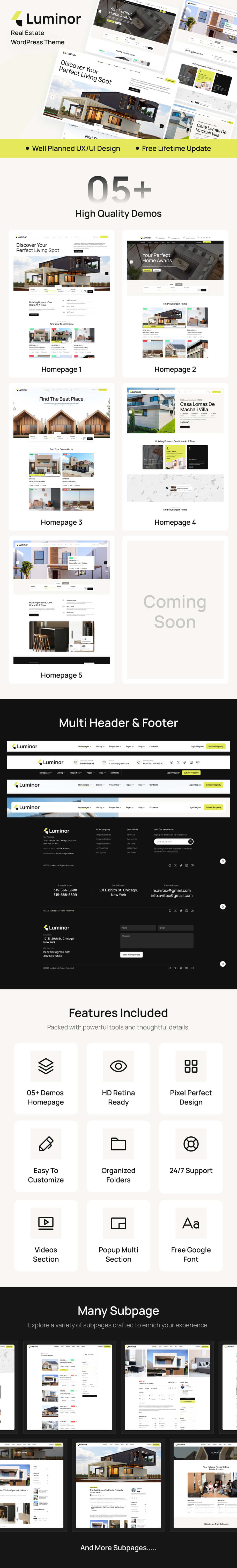 Luminor – Real Estate WordPress Theme