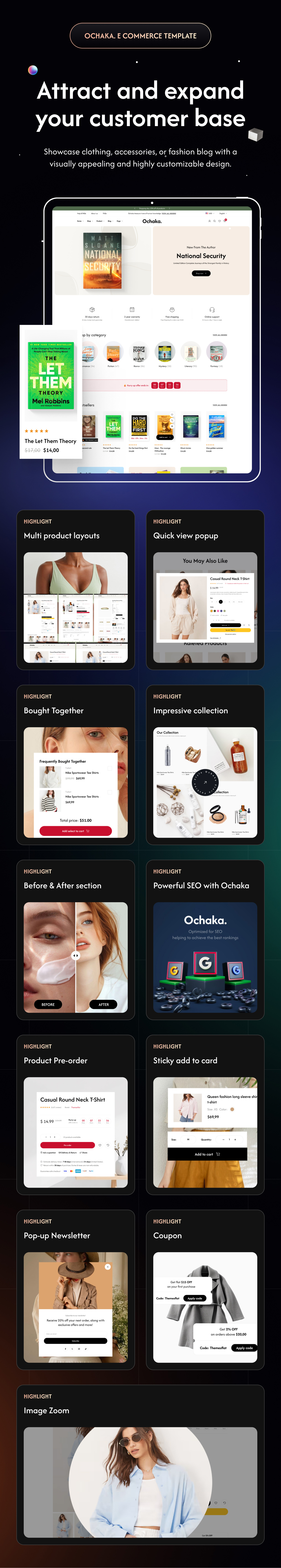 Ochaka. | Multipurpose eCommerce Figma Template