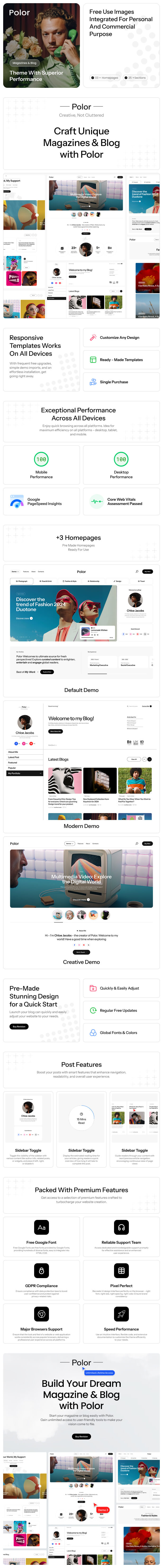 Polor – NextJs Headless WordPress Blog Magazine
