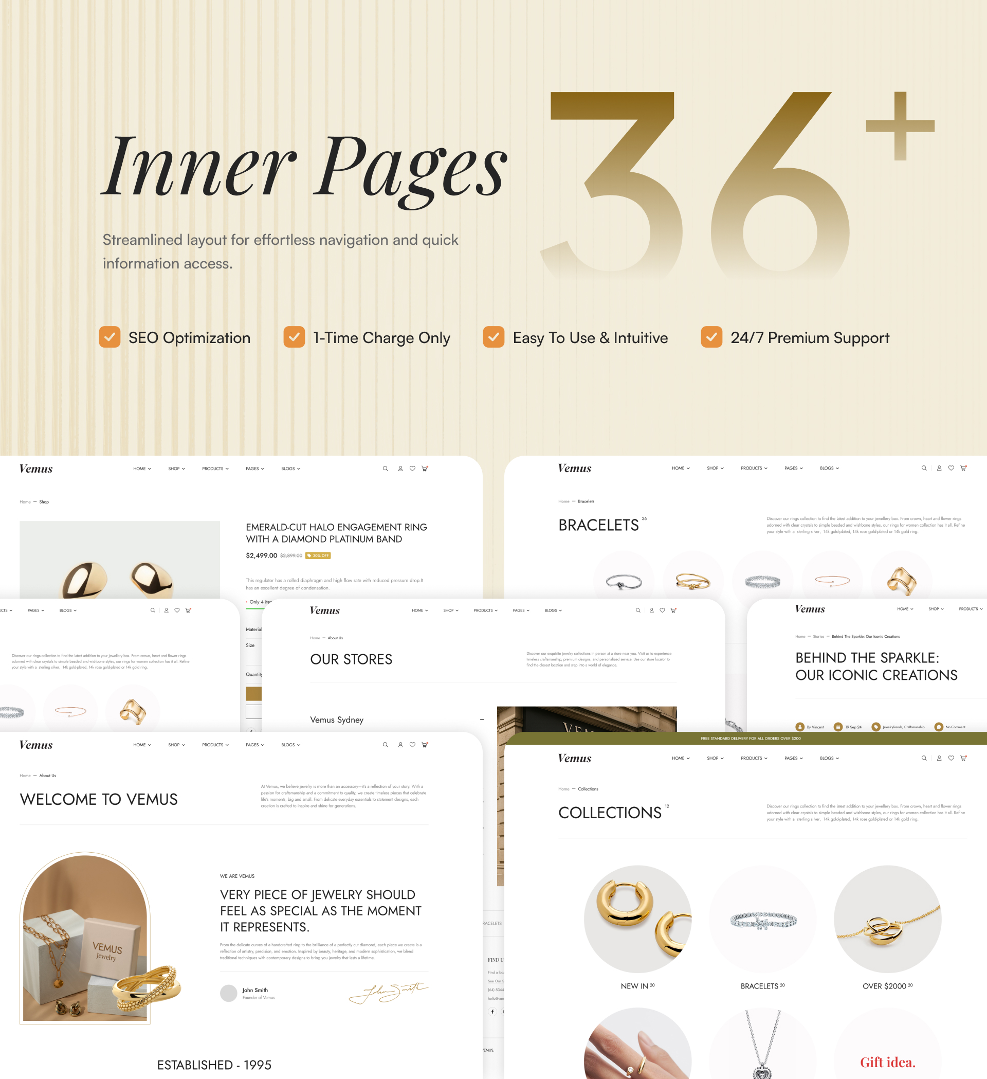 Vemus – Jewelry Ecommerce Nextjs React Template