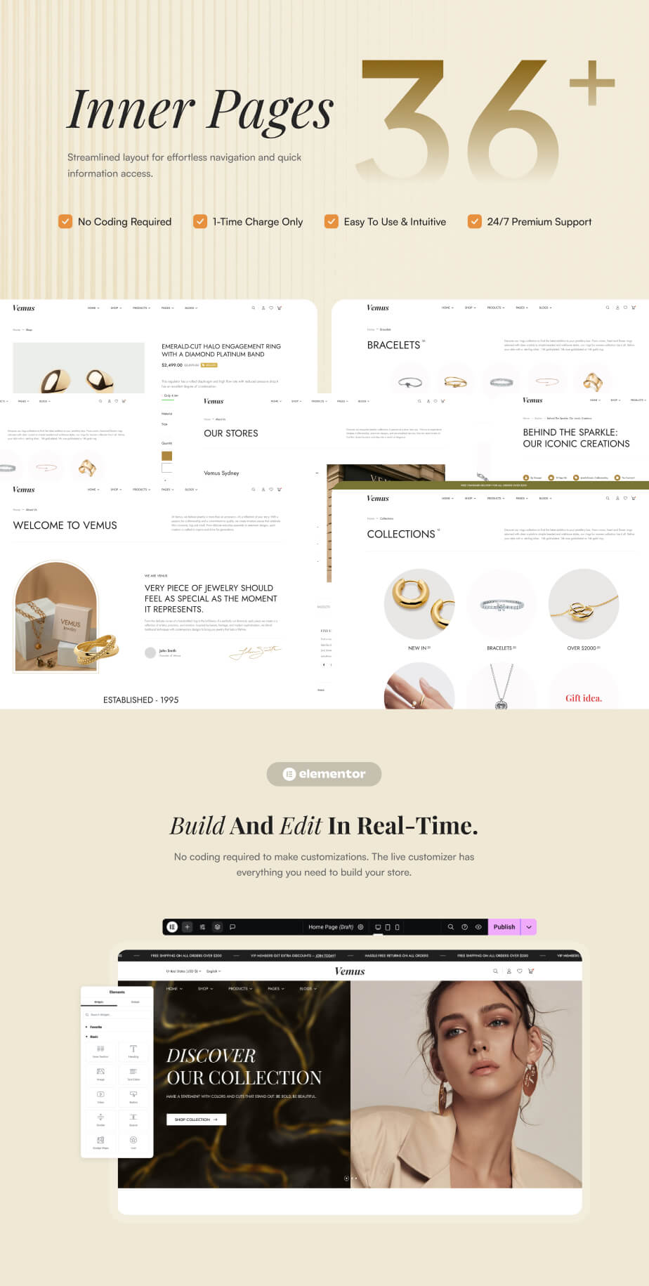 Vemus | Jewelry Store WooCommerce WordPress Theme