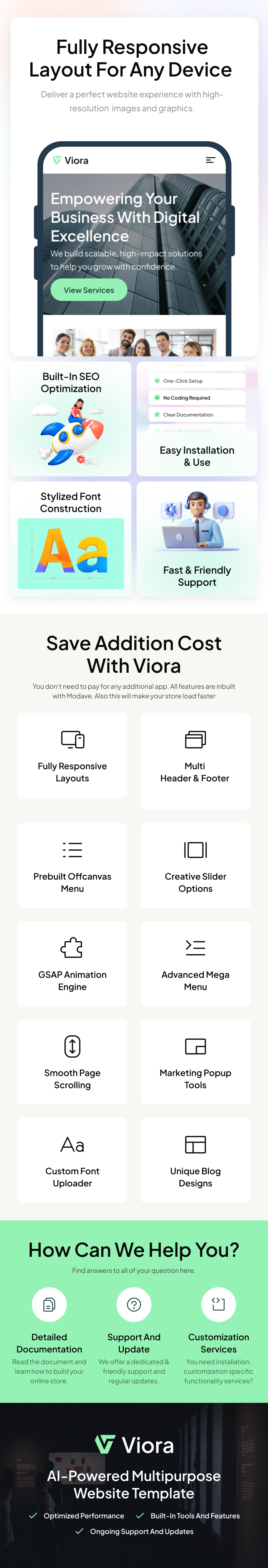 Viora – The All-in-One Multipurpose HTML5 Template - 3