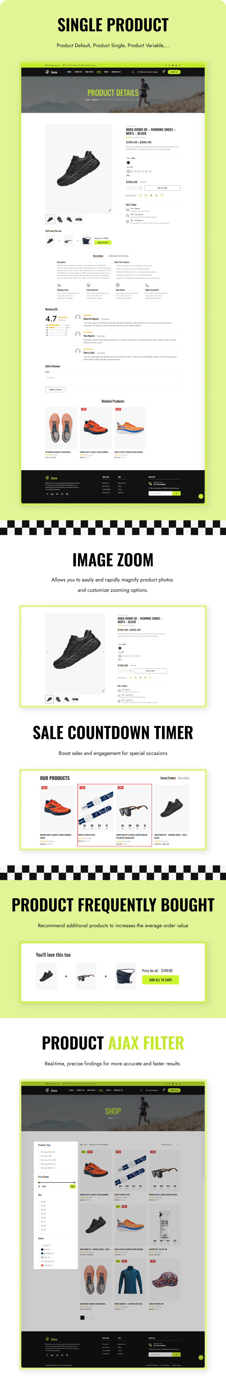 Zunzo – Running Club and Sports WooCommerce Theme