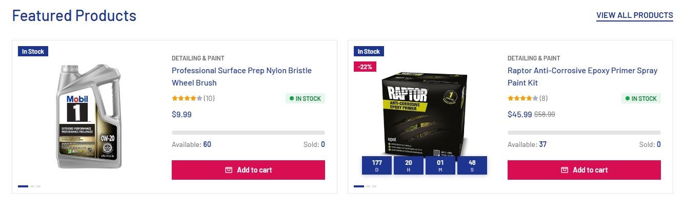 Ovinx Product List Carousel