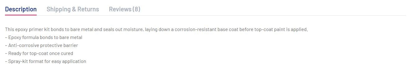 Product Tab
