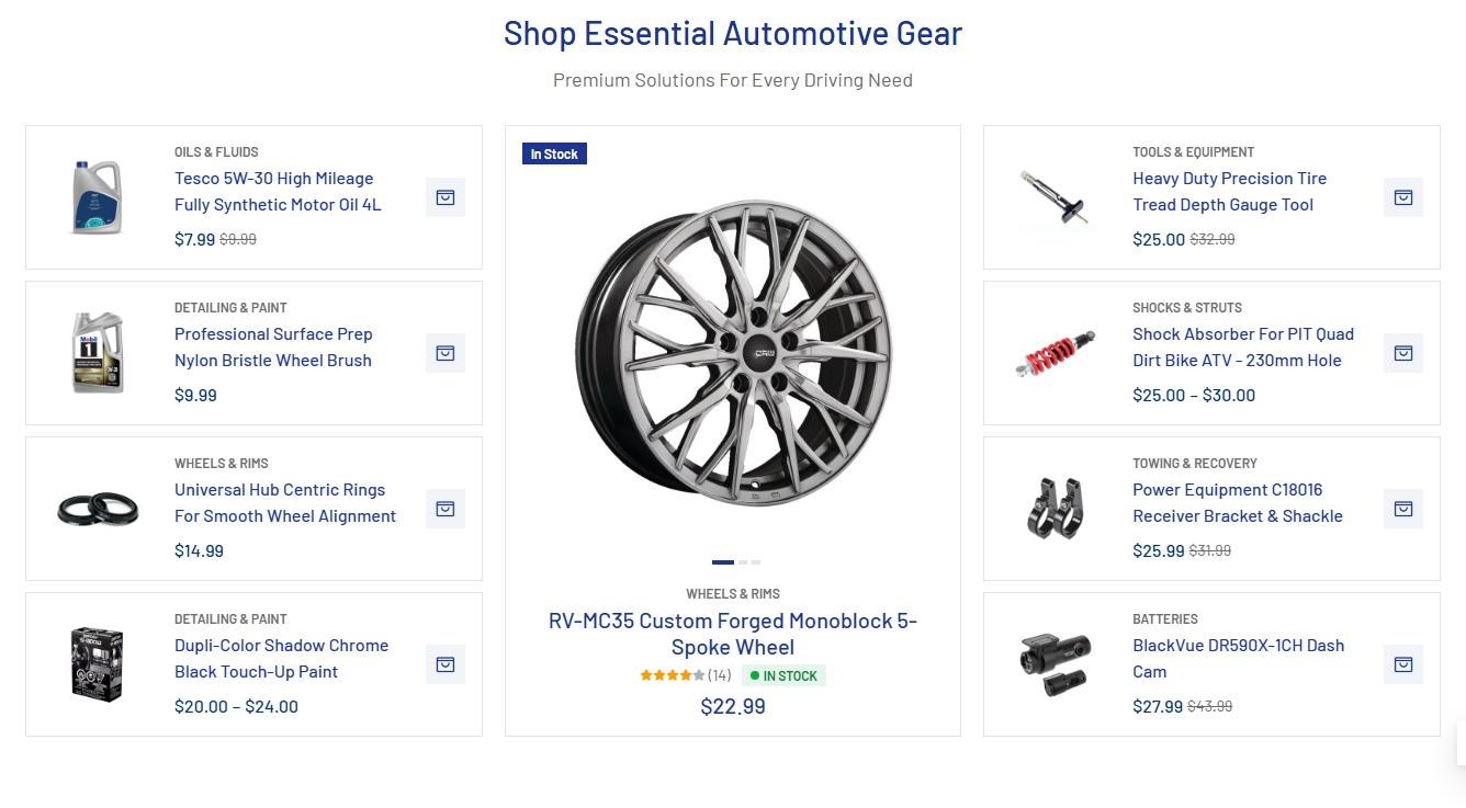 Ovinx Product Showcase Slider