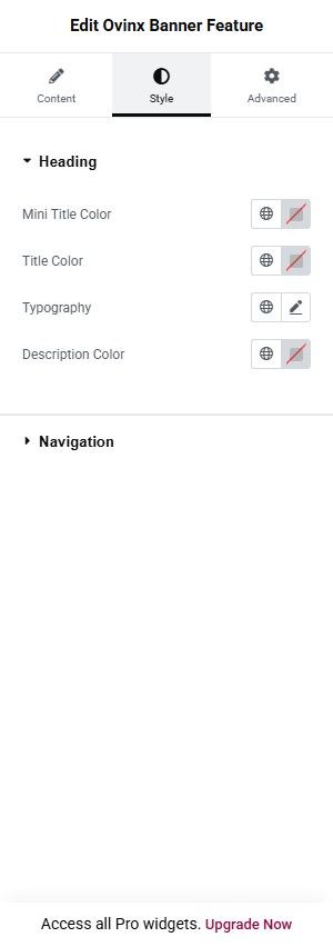 Ovinx Banner Feature style