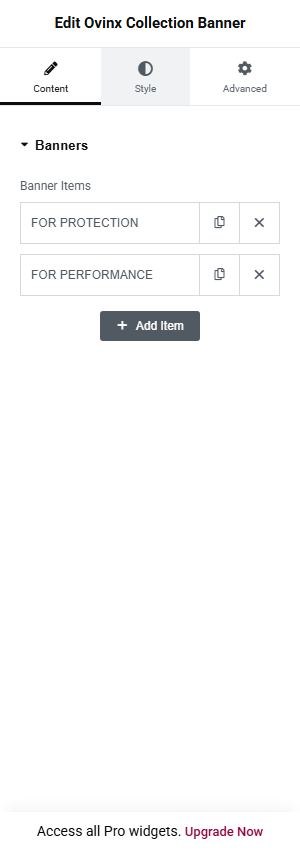 Ovinx Collection Banner content