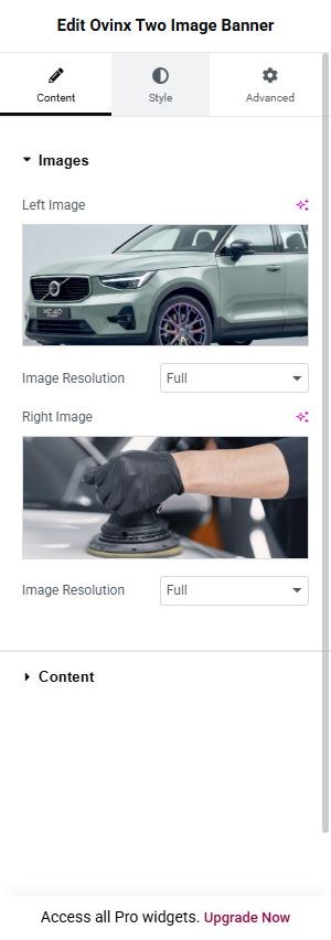 Ovinx Two Image Banner content