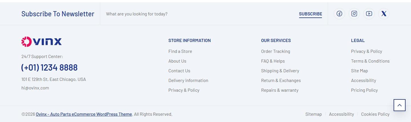 Ovinx Footer