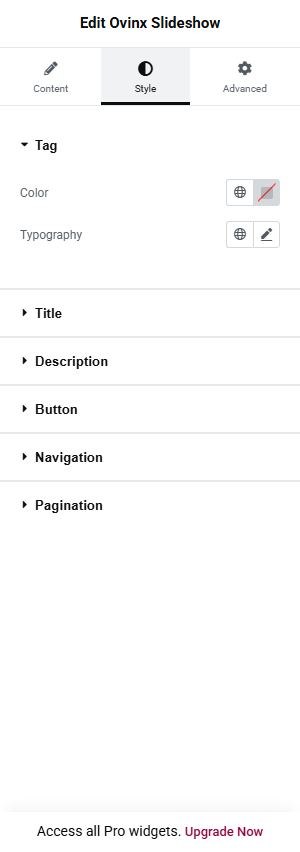 Ovinx Slideshow style