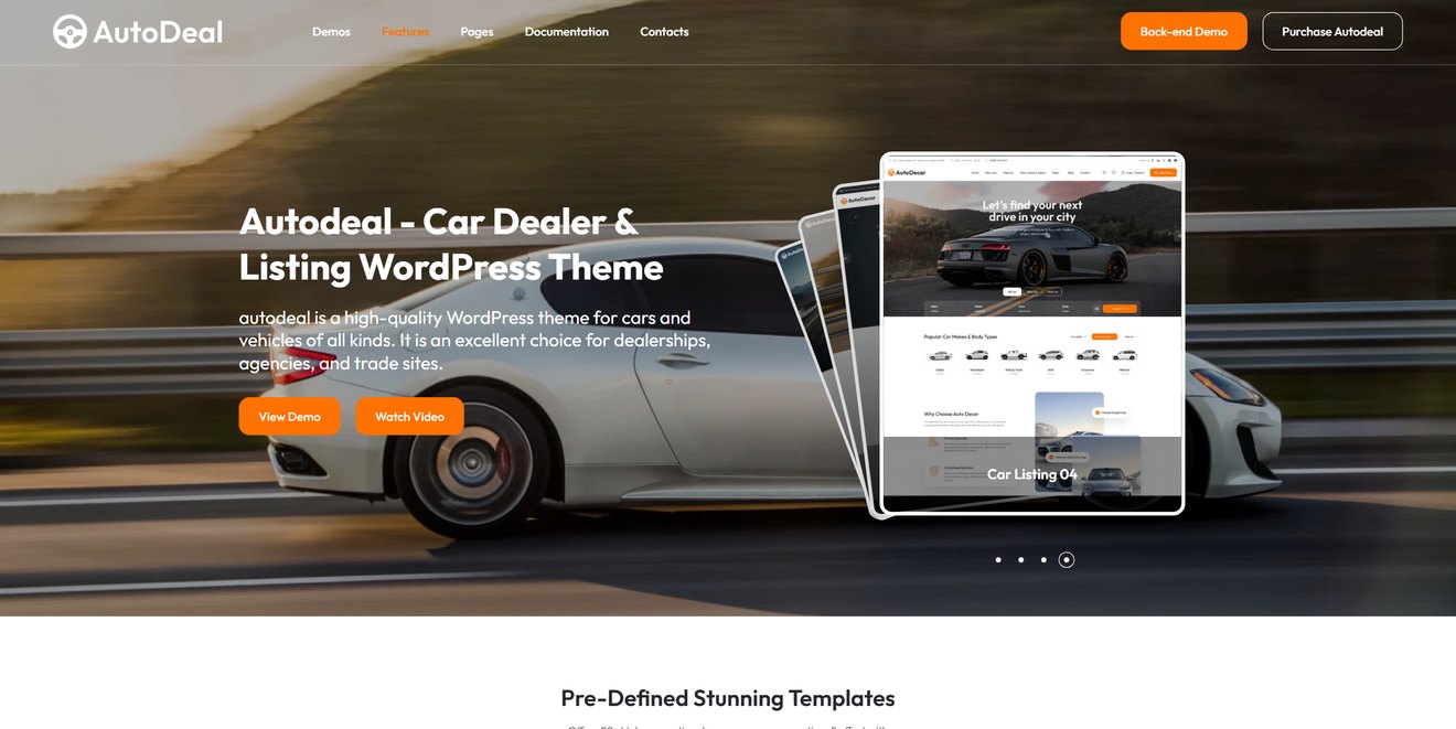 AutoDeal – Car Dealer & Listing WordPress Theme
