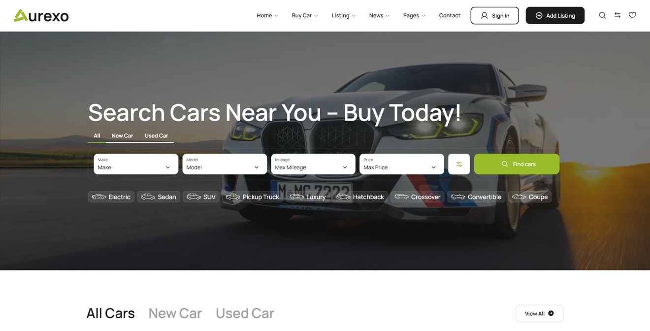 Auxero – Car Dealer & Listing WordPress Theme