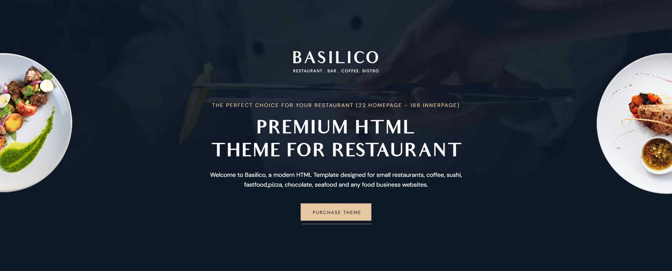 Basilico – Restaurant HTML Template