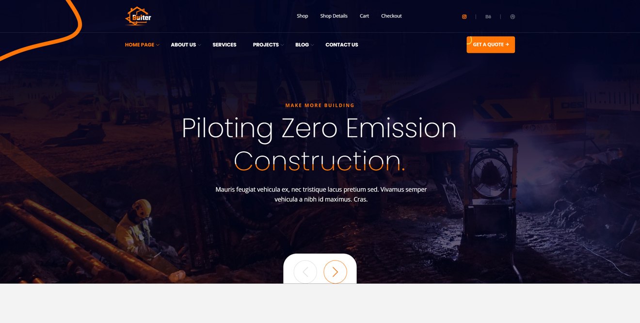 Bulter – Clean Construction HTML Template