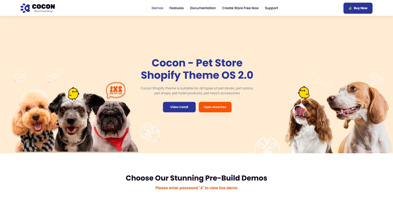 Cocon – Pet Store Shopify Theme OS 2.0